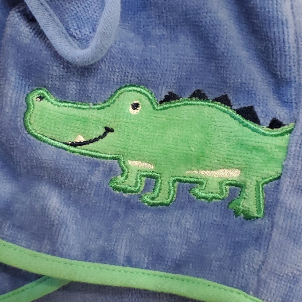 carters Alligator Robe & Bootie Set - Picture 3 of 6